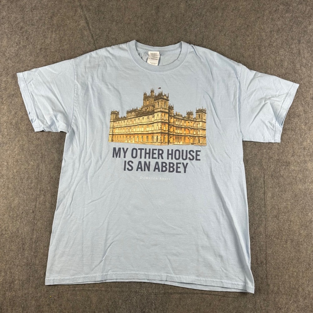 Downton Abbey My Other House Is An Abbey T Shirt Adult Large 2012 Official Merch